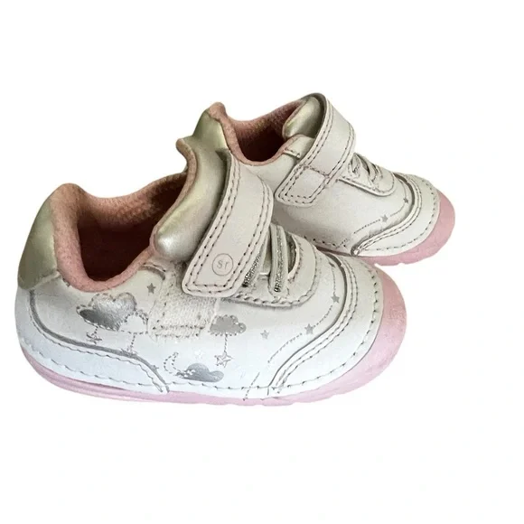 Stride Rite First Steps Soft Motion Adalyn Sneaker Shoe Toddler Size 3